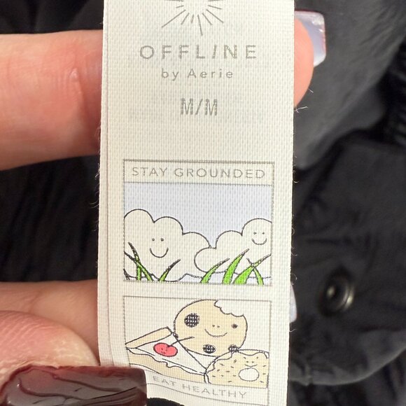 NWOT Women's OFFLINE Aerie "On The Move" Black Maxi Skirt | Size M - Picture 9 of 12